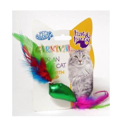 Pet Brands Carnival Cat Fish And Feather Toy